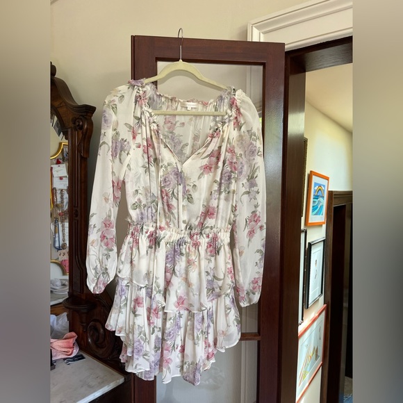 LoveShackFancy Popover Mini Ruffle Dress - Picture 3 of 6